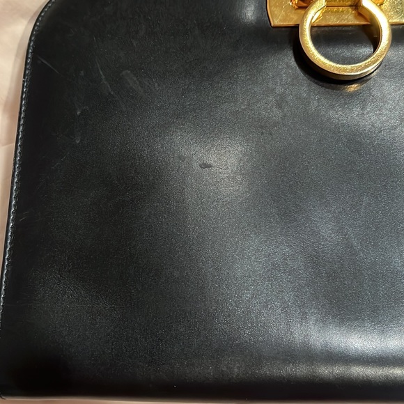 Ferragamo Diana Clutch, Gancini Clasp - Picture 12 of 15